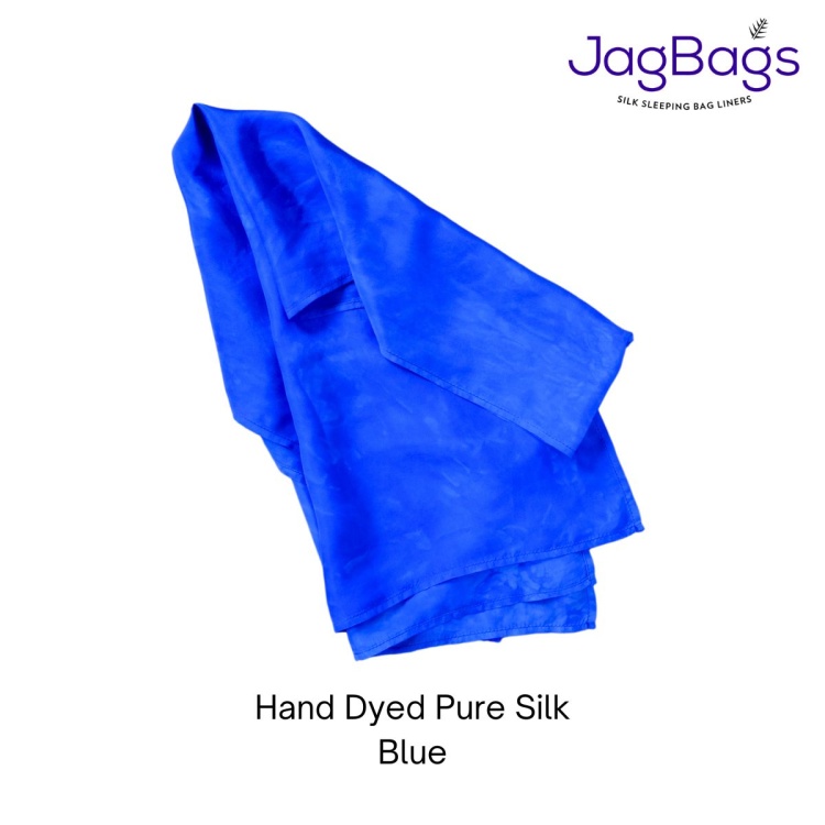 JagBag Long Silk Scarf - Blue